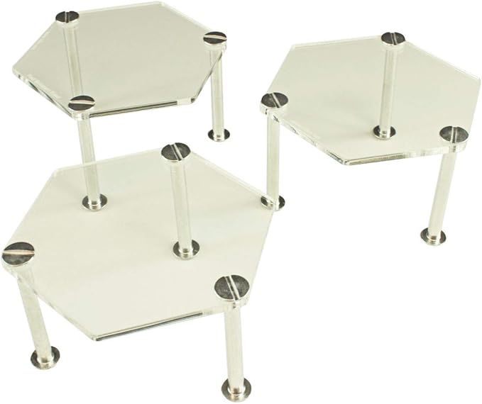 LITKO Fleet Movement Stands | Twilight Imperium 4th Edition | Clear | Pack of 3 (Deluxe)