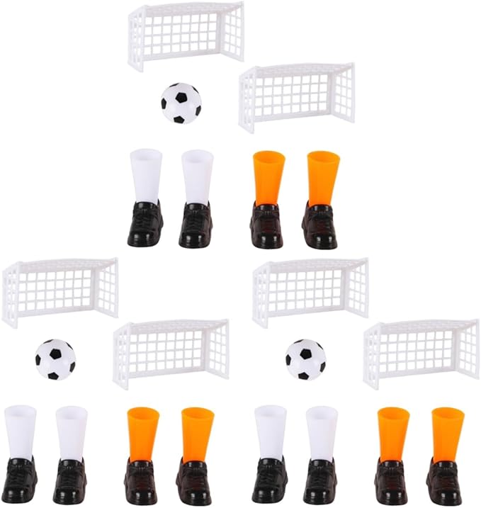 jojofuny 3 Sets Tabletop Soccer Toy Family Finger Soccer Game Table Football Winner Funny Finger Toys Plastic Tabletop Puzzle for Kids Table Football Game