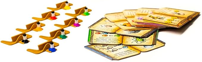 The Quacks of Quedlinburg Board Game Upgrade Expansion - Book Holders | Board Game Accessories DND Tabletop RPG Accessory Figures Replacements Resource Token Holder
