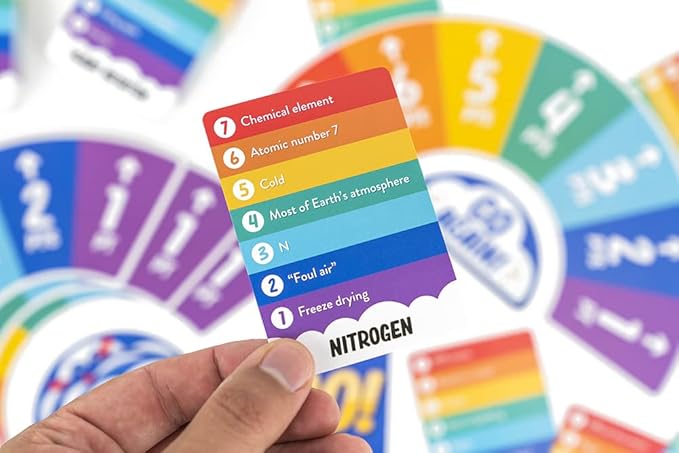 Professor PUZZLE Rainbow Go Games. Fast paced Trivia Game for The Whole Family. One Right Answer, Whole Spectrum of Clues.