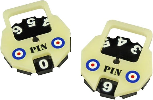 LITKO World War Two Miniature Wargames Army Pin Dial Counter | Compatible with Bolt Action | Dice Dock (Great Britain)