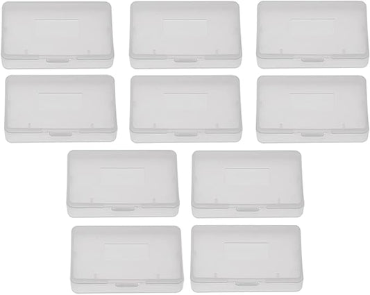 10 Pcs Board Game Card Case, 2.56 X 1.57 X 0.31in Plastic Game Card Protective Cover, ABS Material Game Cartridge Case Box for Storing Game Cards and Other Small Parts