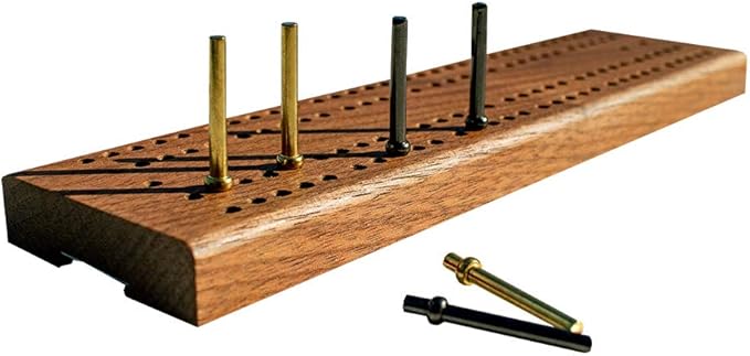 Alex Cramer 'Cabin Club' Classic Domino Set with Black Walnut Case - Premium Quality 28 Indestructible Double Six Dominoes (Double 6 Dominos Set)