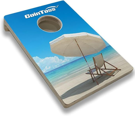 CoinToss Boards - Beach Chair - The Game Where Quarters Meets Cornhole