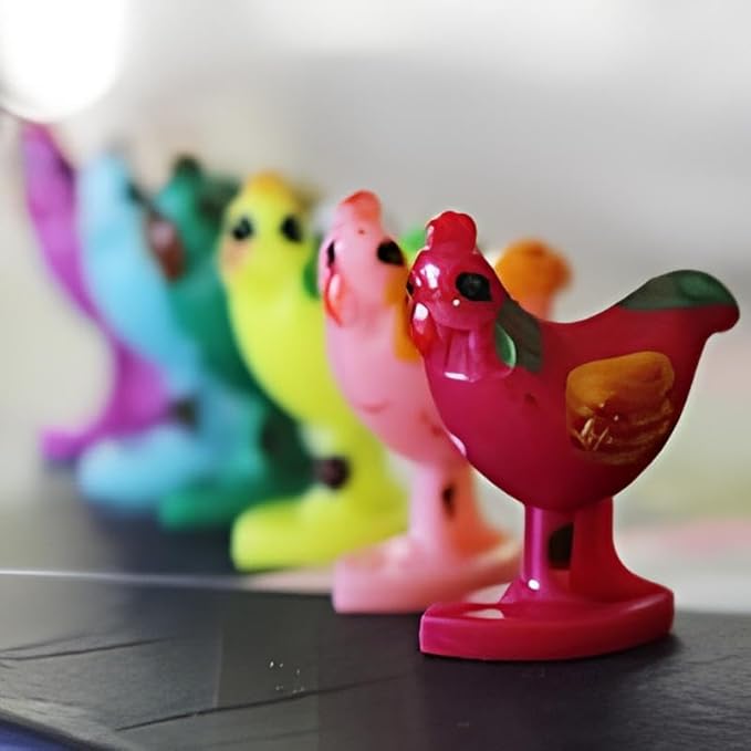 CHH Chicken Markers for Chicken Dominoes – Assorted Colors – Fun and Quality Game Accessories - 10 Pieces
