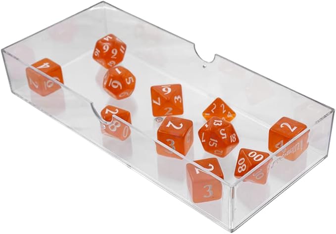 Ultra PRO - Eclipse 11 Dice Set (Pumpkin Orange) - Great Dice Set for All Kinds of Card Games and Board Games Such As, DND, MTG, and RPG - UP Your Game with Ultra PRO