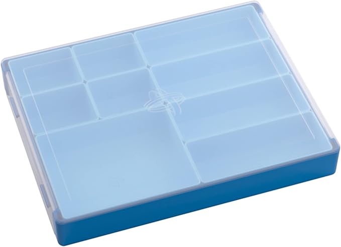 Token Silo Convertible | Store & Organize Board Game Tokens | 9 Removable Trays in 3 Different Sizes | Stackable| Convenient Space-Saving Design | Blue Color | Made by Gamegenic (GGS22002ML)