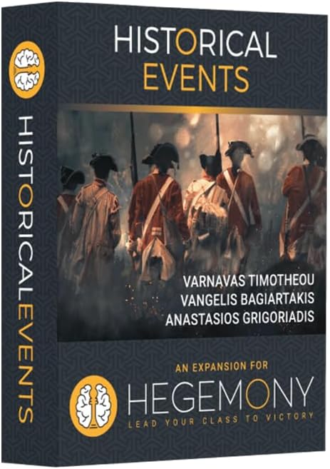 Hegemony: Historical Events Expansion - 50 New Cards Add Events to Your Gameplay, Unique Asymmetric Card Driven Game Board Game, Ages 14+, 2-4 Players