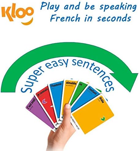 KLOO's Learn to Speak French Language Card Games Pack 1 (Decks 1 & 2)