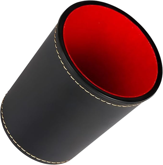 PU Leather Dices Cup Entertainment Dices Shake Container Most Dices Game Party Table Board Game Dices Game Part Dices Shake Container