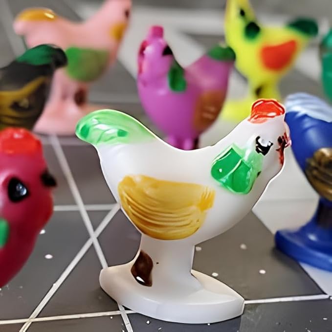 CHH Chicken Markers for Chicken Dominoes – Assorted Colors – Fun and Quality Game Accessories - 10 Pieces