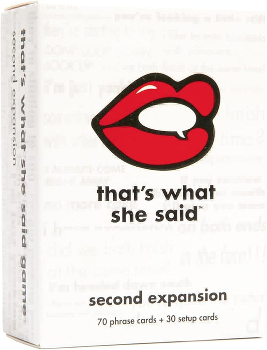 That's What She Said Game - Second Expansion Adults Only