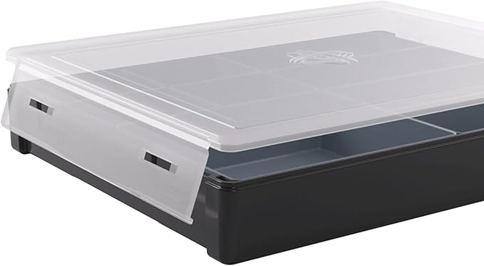 Token Silo Convertible | Store and Organize Board Game Tokens | 9 Removable Trays in 3 Different Sizes | Stackable Token Box | Convenient Space-Saving Design | Black | Made by Gamegenic (GGS22001ML)