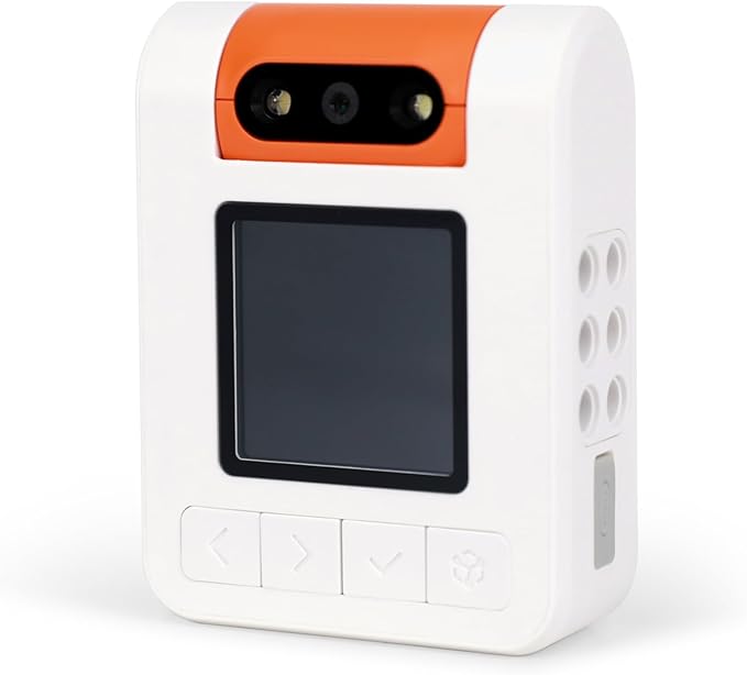 AI Vision Kit for VinciBot with a 180° Flip Camera, Programmable Screen and Modular Structure Can Add 7 Visual Functions, for Beginners and Advanced Learners of AI from 8-12