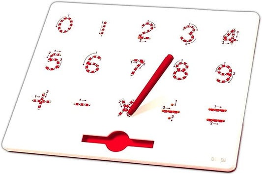 Play22 Magnetic Drawing Board - STEM Educational Learning Numbers and Letters - Erasable Writing Board for Kids (Numbers)