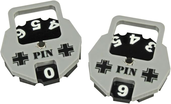 LITKO World War Two Miniature Wargames Army Pin Dial Counter | Compatible with Bolt Action | Dice Dock (Germany)