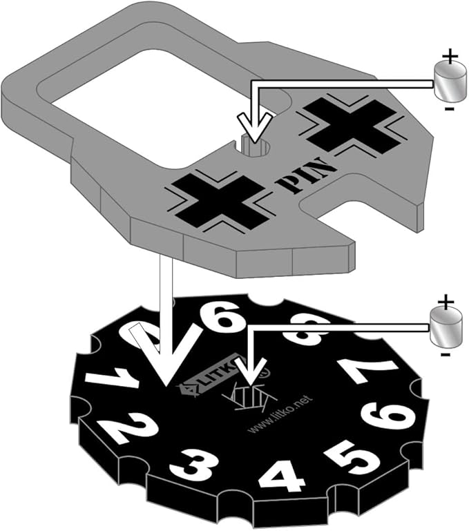 LITKO World War Two Miniature Wargames Army Pin Dial Counter | Compatible with Bolt Action | Dice Dock (Germany)