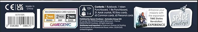 TIME Stories Revolution Cavendish Board Game - A Time-Bending Mystery Adventure Game, Cooperative Strategy Game for Kids & Adults, Ages 12+, 1-4 Players, 90 Min Playtime, Made by Space Cowboys