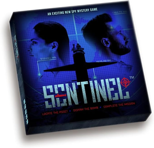 Spy Murder Mystery Puzzle Board Game. Unsolved Crime Case Files Investigation Detective Escape Room for Adults & Teens Date Nights or Solo - Sentinel