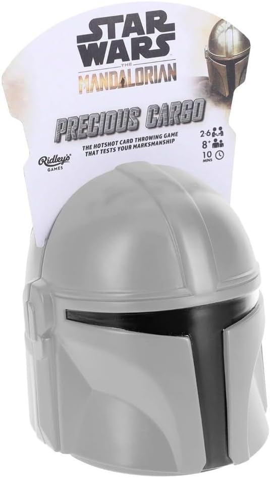 Ridley's Games Star Wars: The Mandalorian, Precious Cargo | The Hotshot Card Throwing Game That Tests Your Marksmanship | Ages 8+ | 2-5 Players