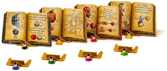 The Quacks of Quedlinburg Board Game Upgrade Expansion - Book Holders | Board Game Accessories DND Tabletop RPG Accessory Figures Replacements Resource Token Holder