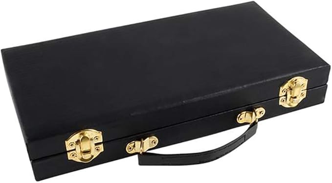 The Dreidel Company Board Games, Chess, Backgammon, Cards, Checkers, Dominoes, Cribbage, 6-in-1 Travel Case, 11" Inch
