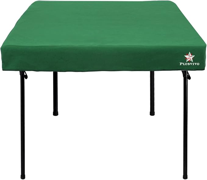 Game Table Cover - Mahjong, Poker, Bridge - Machine Washable Felt - 36" x 36" Blue