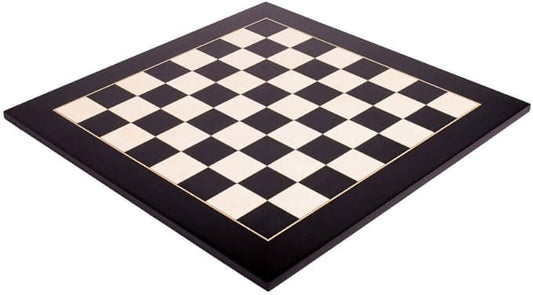 The House of Staunton Standard Traditional Chess Board - 2.25" (Blackwood & Bird's Eye Maple - Satin Finish)