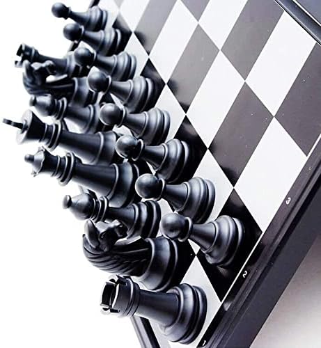Magnetic Travel Chess Set with Folding Chess Board Educational Toys for Kids and Adults (12.6")