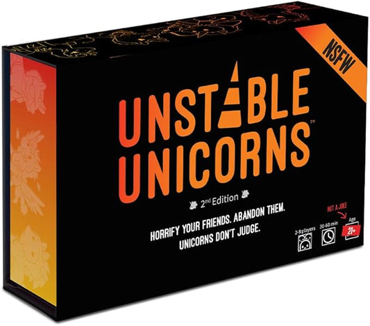 Unstable Unicorns NSFW Card Game - A strategic card game and party game for adults with drinking rules available (for ages 21+)