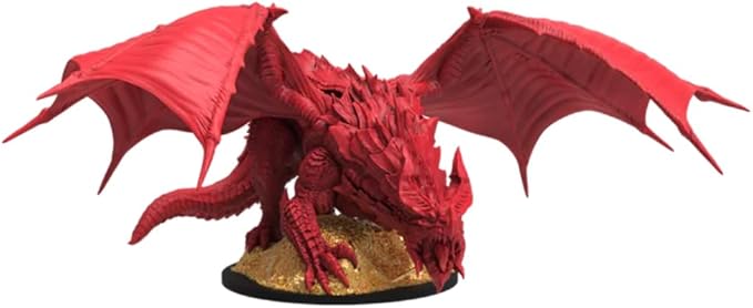 Epic Encounters: Lair of The Red Dragon RPG Fantasy Roleplaying Tabletop Game with Huge Boss Miniature, Double-Sided Game Mat, & Game Master Adventure Book with Monster Stats, 5E Compatible