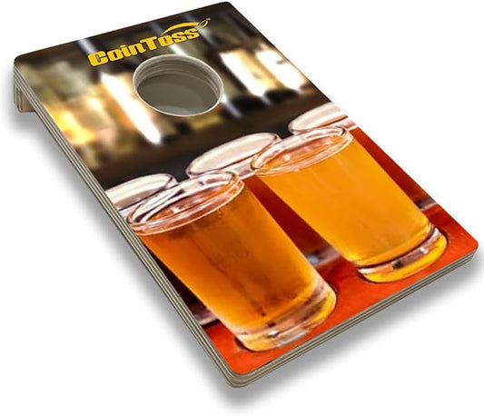 CoinToss Boards - Shot Glasses - The Game Where Quarters Meets Cornhole