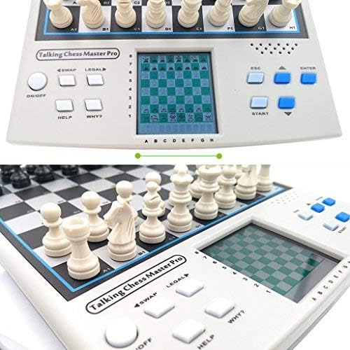 iCore Electronic Chess Set - Brain ADHD Power Training with Talking Tutor and Challenging Games - Perfect for Kids and Family Fun