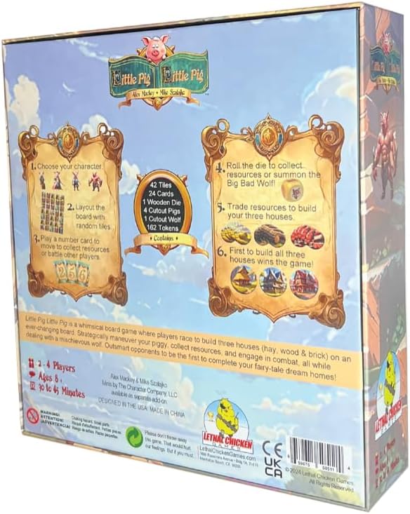 Little Pig Little Pig Board Game by Lethal Chicken Games