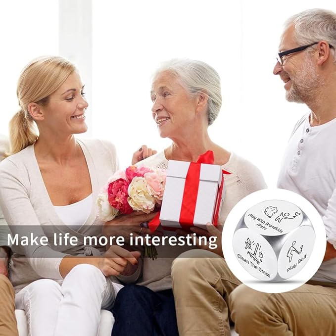 Retirement Gifts for Men Women Funny Retirement Gifts 2025 Funny Dice Retirement Gift for Woman Funny Retirement Gifts for Men 2025 Cheap Valentines Gift for Mom Dad Grandma Grandpa Teacher Coworker