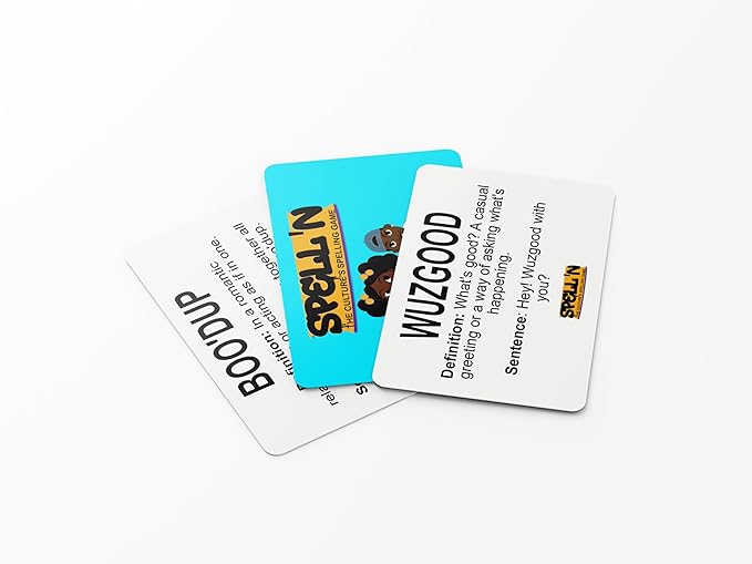 Spell’n Slang Spelling and Trivia Game – Family-Friendly Fun Celebrating Urban Culture and ‘It’s a Black Thing, Trivia Experience for Families Who Love Urban Culture