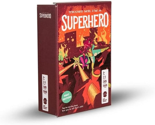 Trust Me I'm A Superhero - Fun Debating Card Game. Age 8+, 3-8 Players, 30-60 Min Game Play, Multicolor