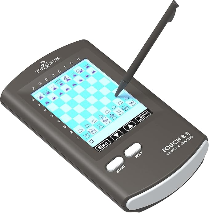 Top 1 Chess Touch Electronic Chess, Strategy Games Computer Kids Improving Chess Skills for Kids and Adults, Portable Travel Chess Perfect Birthday or Xmas Gift