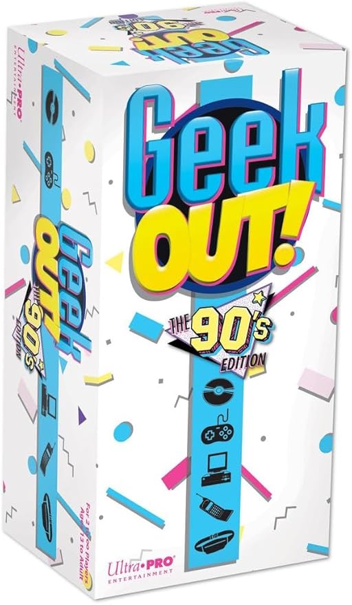 Geek Out! 90's Edition - Fun Trivia Game to Play Against Friends and Family , Who Knows the 90's Era The Best and The Pop Culture