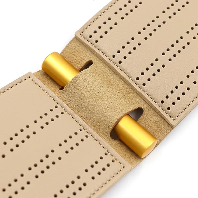 Travel Cribbage Board Game Set, Portable Cribbage Boards Unique 2 Track Cribbage Board, Foldable PU Mini Cribbage Board with 4 Cribbage Board Pegs, Folded:3.14x4.92in,After Unfolding L:10.31in (1Pcs)