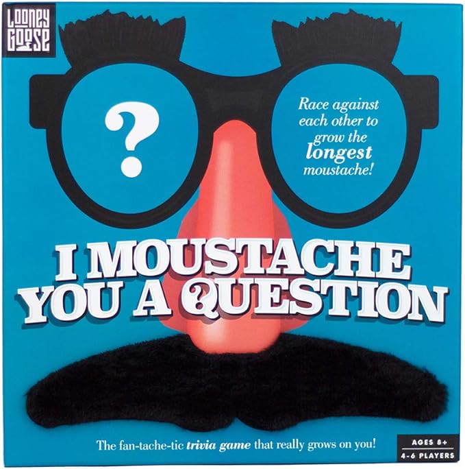 I Moustache You A Question Party Game | 4-6 Players