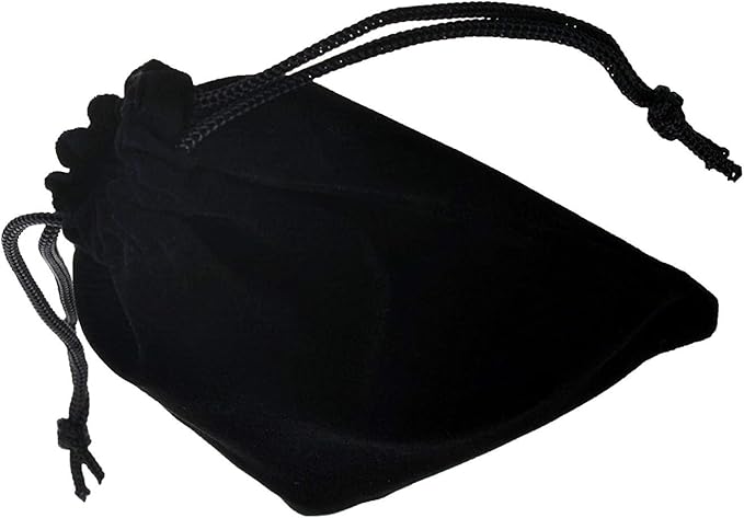 Set of (5) Solid Zinc Alloy Metal Polished Finish 16mm Dice, Rounded Corners with Black Velvet Cloth Pouch