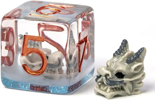 UDIXI 7-Die Resin DND Dice Set, D&D Polyhedral Dice Set Dragon RPG Dice for Dungeons and Dragons Role Playing Games Pathfinder Tabletop Game