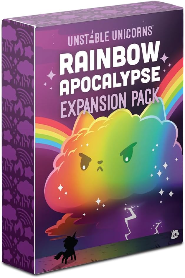 Unstable Unicorns Rainbow Apocalypse Expansion Pack - designed to be added to your Unstable Unicorns Card Game