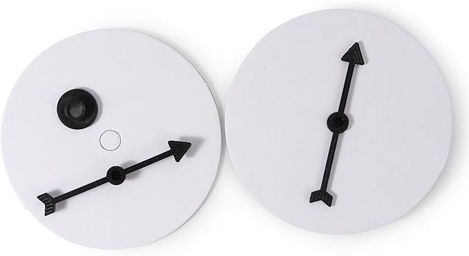 12 Board Game Arrow Spinners, Family Games Accessories - Blank DIY Gaming Spinners, Create Your Own - Replacement Pieces