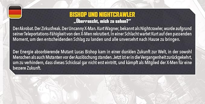 Marvel: Crisis Protocol Bishop & Nightcrawler Character Pack - X-Men Miniatures with Advanced Abilities! Tabletop Superhero Game, Ages 14+, 2 Players, 90 Minute Playtime, Made by Atomic Mass Games