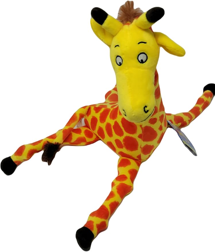 Giraffes Can't Dance by Giles Andreae, Guy Parker-Rees, MerryMakers Giraffe Stuffed Animal Plush 16 In, and Coloring Page (An Educational Gift Set Encouraging Bravery, Self-Esteem, and Being Yourself)
