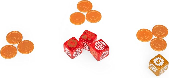 The Game of Left Center Right, Jackpot Dice Game Small Group or Large Party Family Travel Board Game, for Kids & Adults Ages 8 and up
