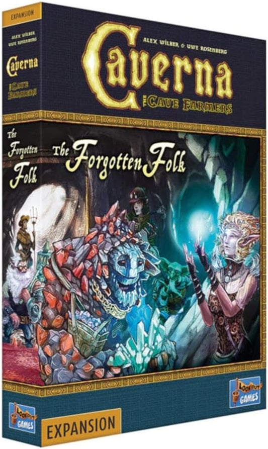 Games Caverna The Cave Farmers The Forgotten Folk Board Game EXPANSION | Cooperative Farming Strategy Game for Adults and Kids | Ages 12+ | 1-7 Players | Avg. Playtime 30-210 Minutes | Made by