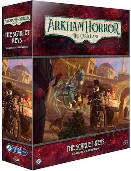Fantasy Flight Games Arkham Horror The Card Game The Scarlet Keys Campaign Expansion - Unravel The Mysteries of Disappearances! Cooperative LCG, Ages 14+, 1-4 Players, 1-2 Hour Playtime, Made